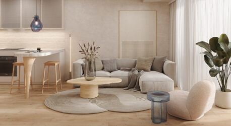 Nội thất Căn hộ Richmond City 2PN - Japandi thư thái, bình yên