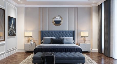 Thiết kế nội thất phòng ngủ Villa Vạn Phúc City sang trọng